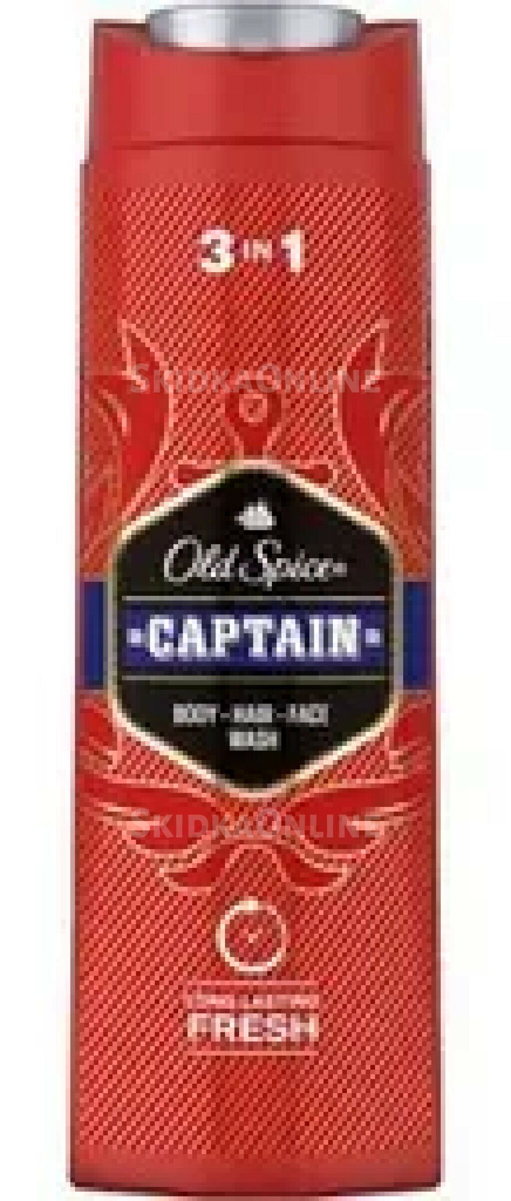 Гель для душа и шампунь Old Spice Captain мужской 2в1 400мл