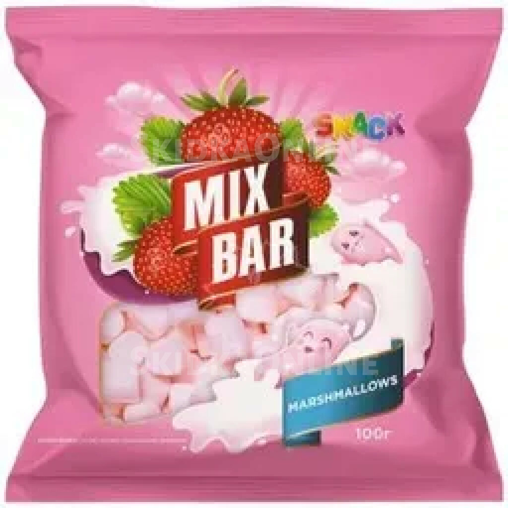 Маршмеллоу Mixbar с ароматом клубники 100г