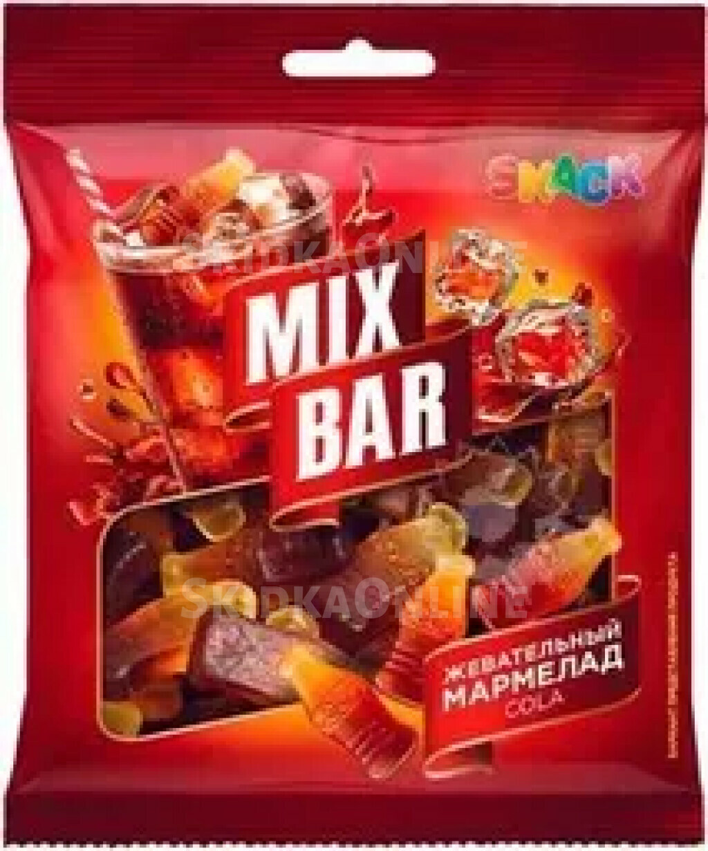 Мармелад Mix Bar жевательный со вкусом колы 70г