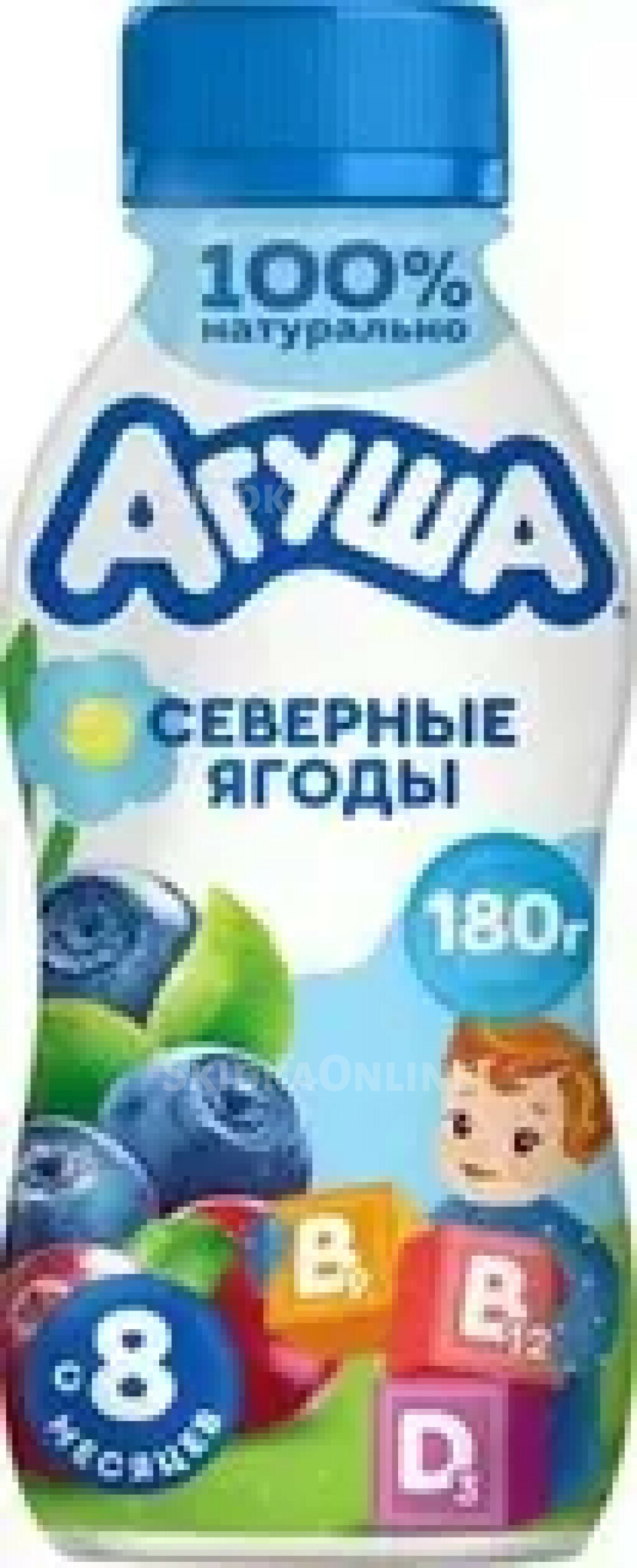 Йогурт питьевой Агуша Северные ягоды 2.7% 180г