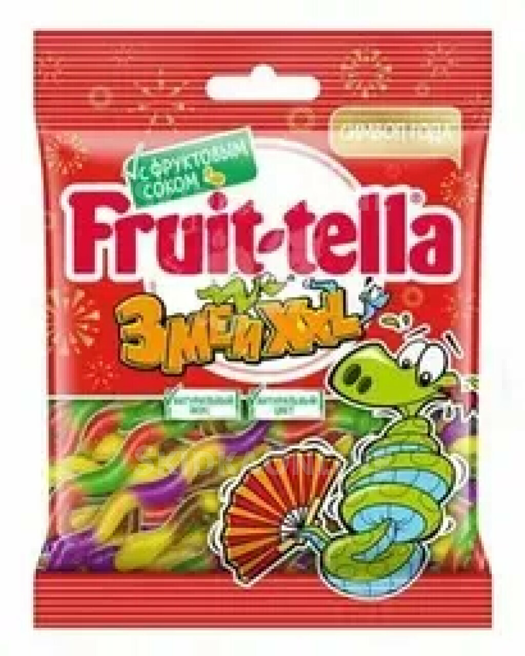 Мармелад Fruit-tella Змеи XXL жевательный 70г