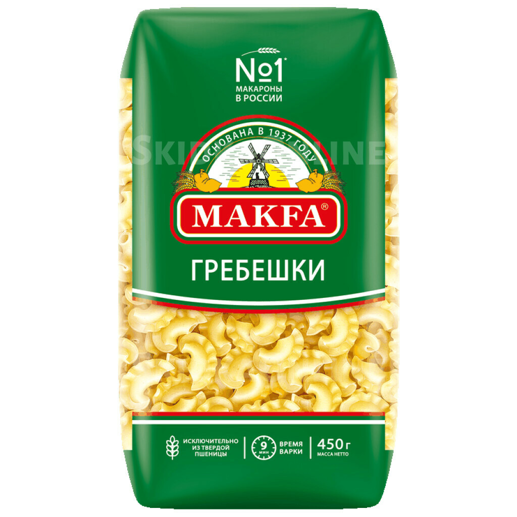 Макароны MAKFA Гребешки, 450г