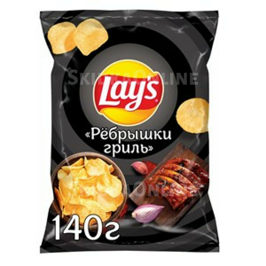 Чипсы Lay's Ребрышки гриль, 140г