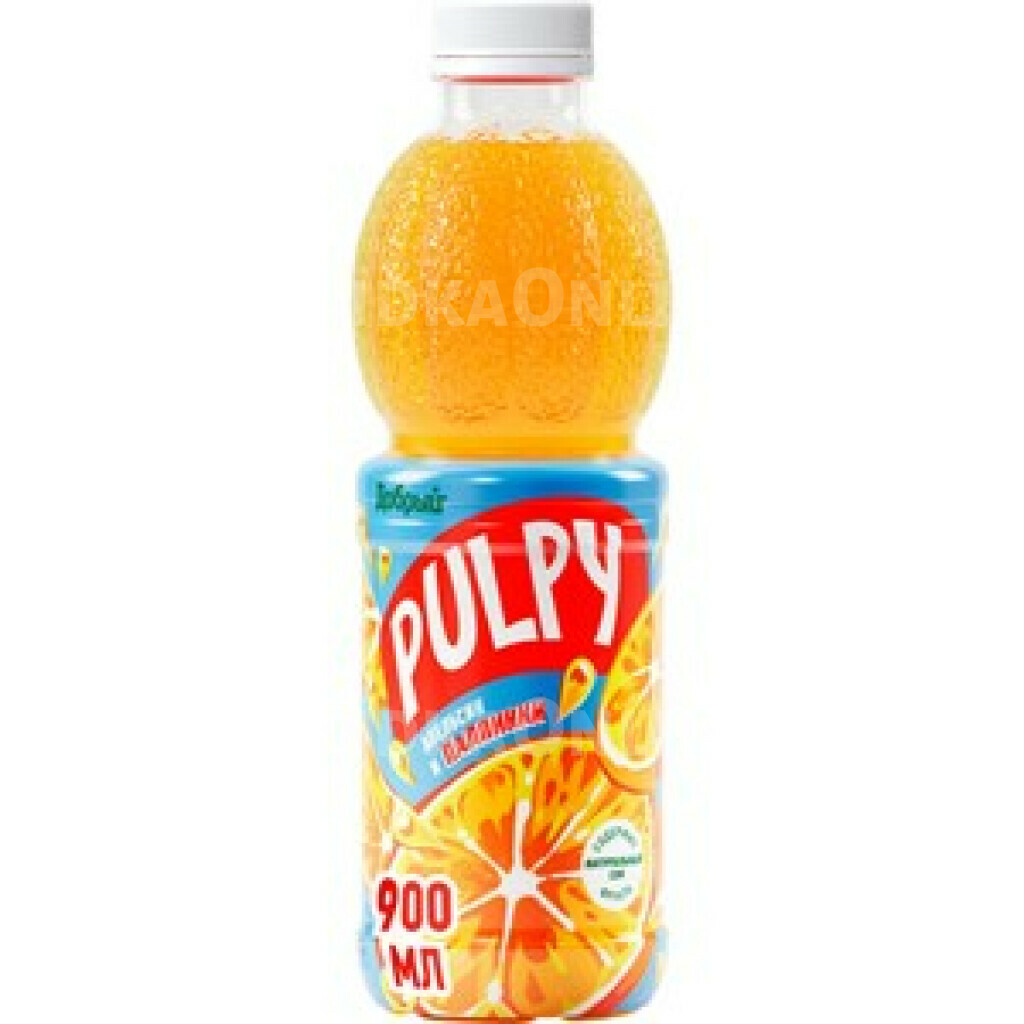 Напиток Pulpy Апельсин сокосодержащий, 900мл