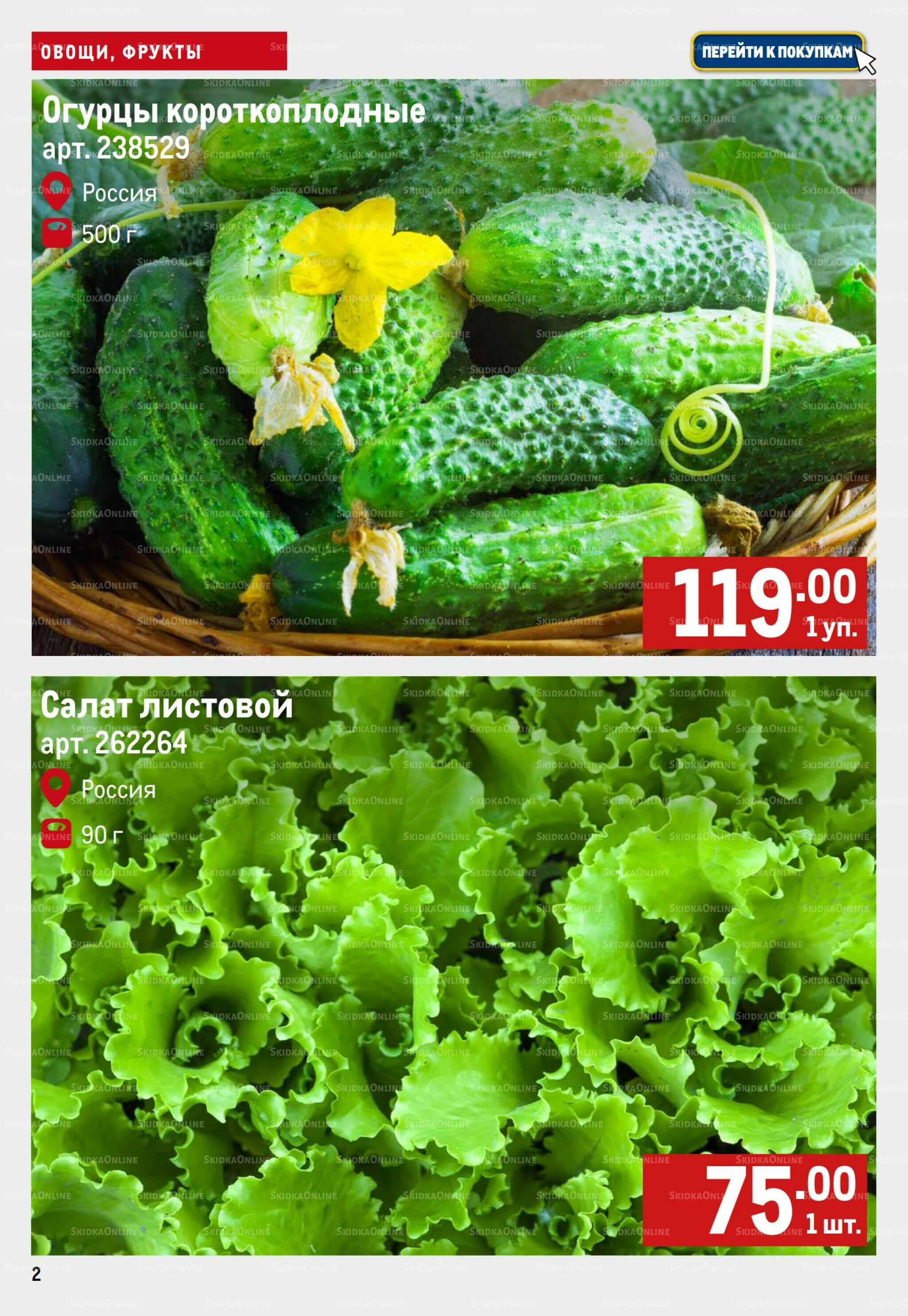 Свежие овощи и фрукты 17  - 23 Июля 2025 2