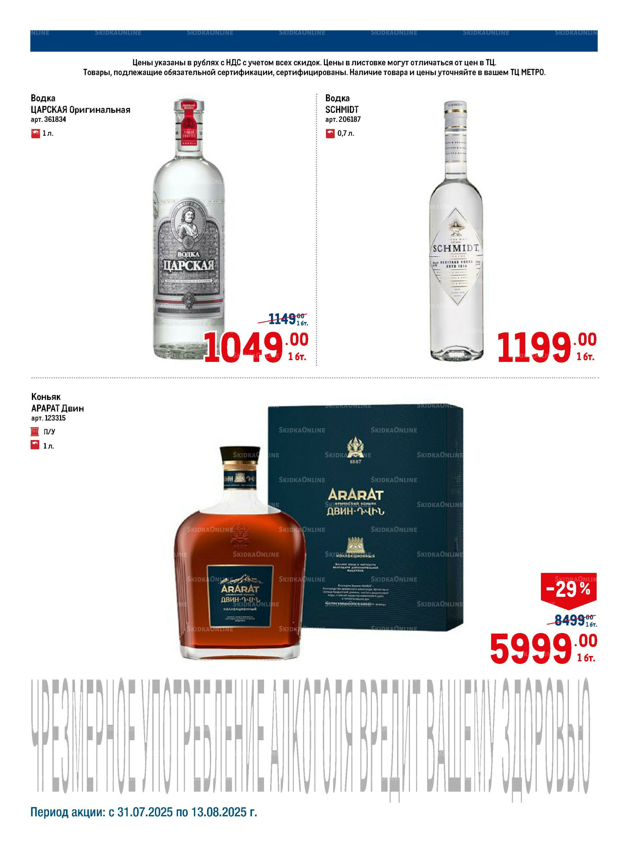 Алкоголь 31 Июля - 13 Августа 2025 2