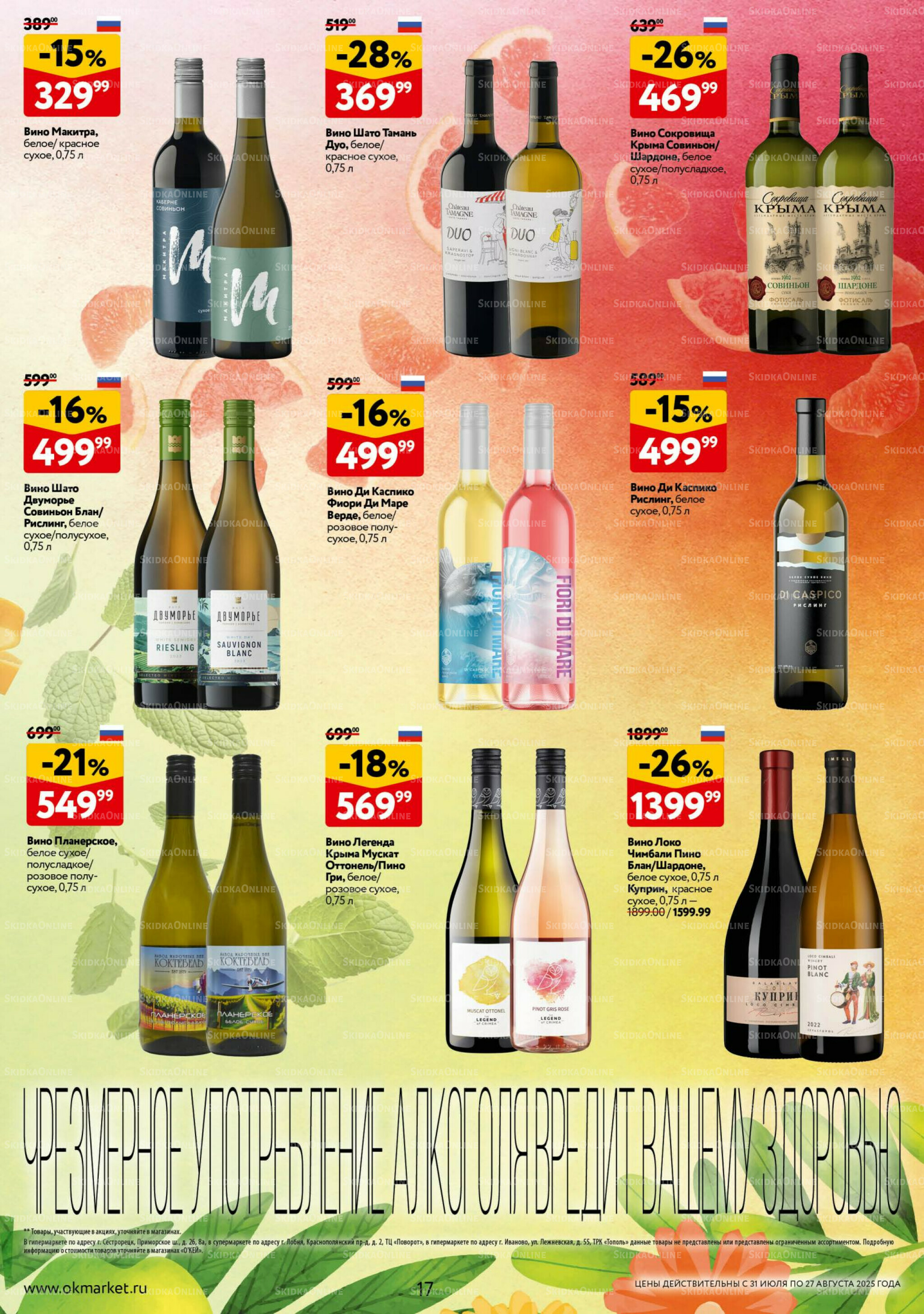 Рецепты летних коктейлей 31 Июля - 27 Августа 2025 17