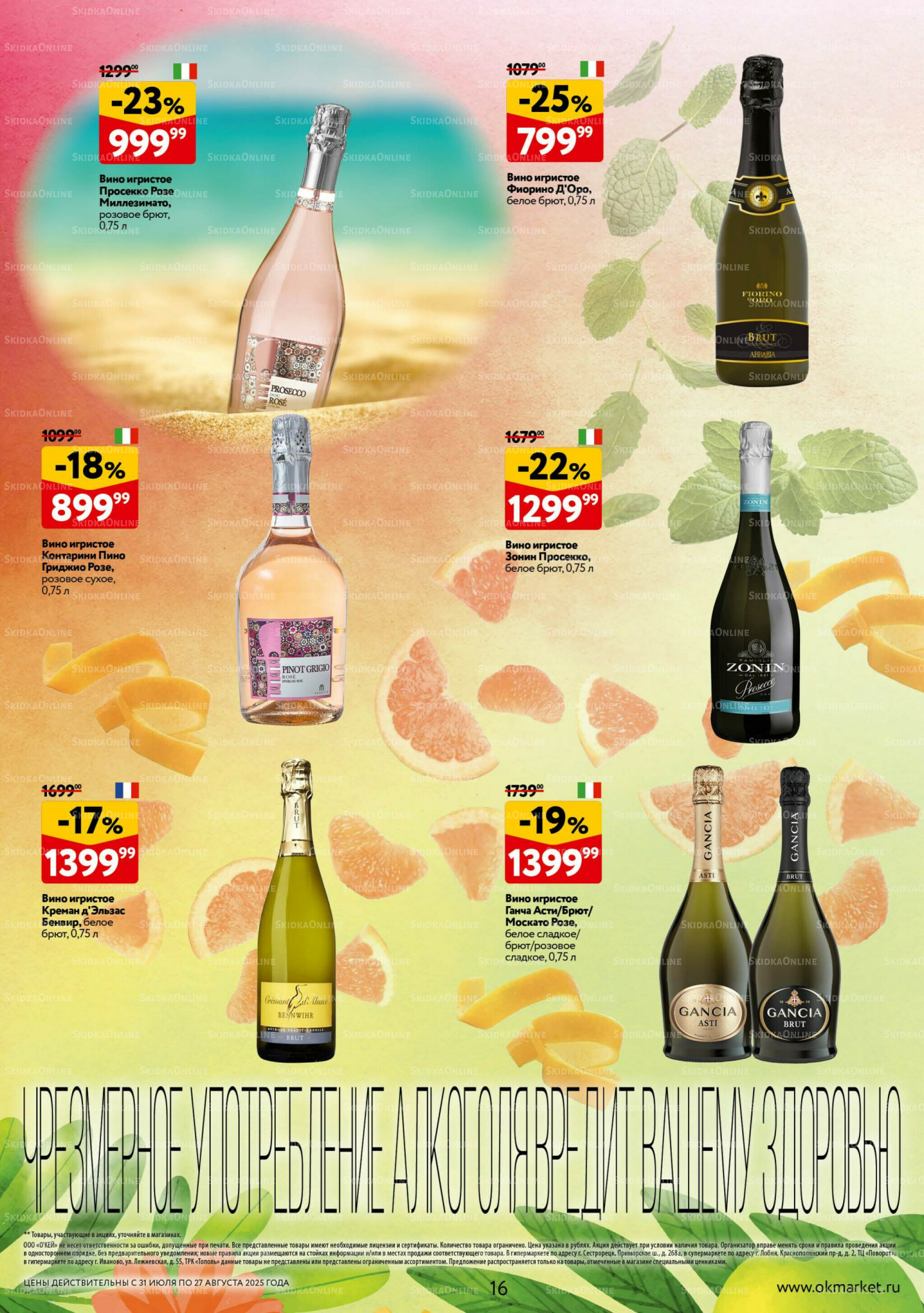 Рецепты летних коктейлей 31 Июля - 27 Августа 2025 16