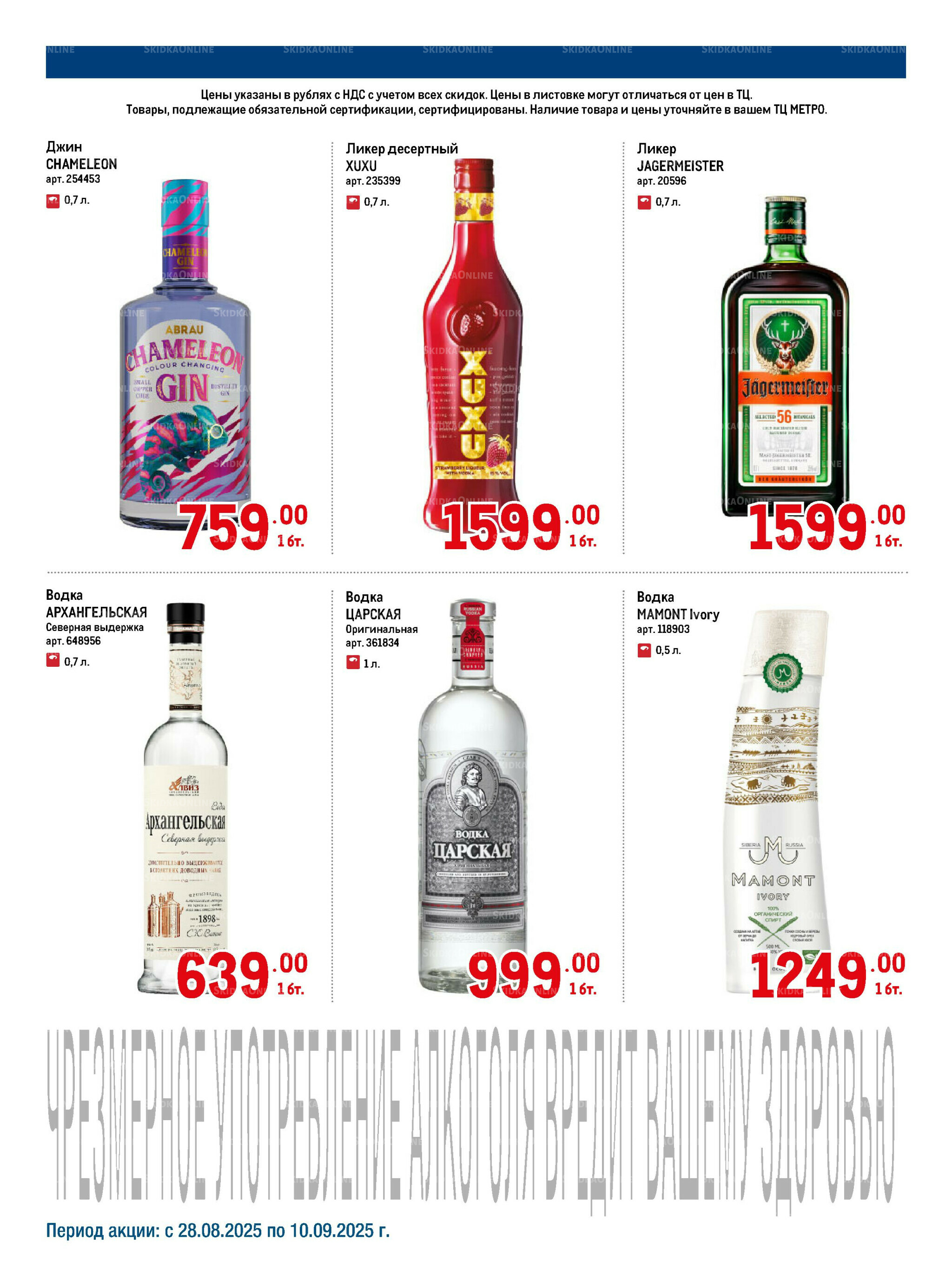 Алкоголь 28 Августа - 10 Сентября 2025 2