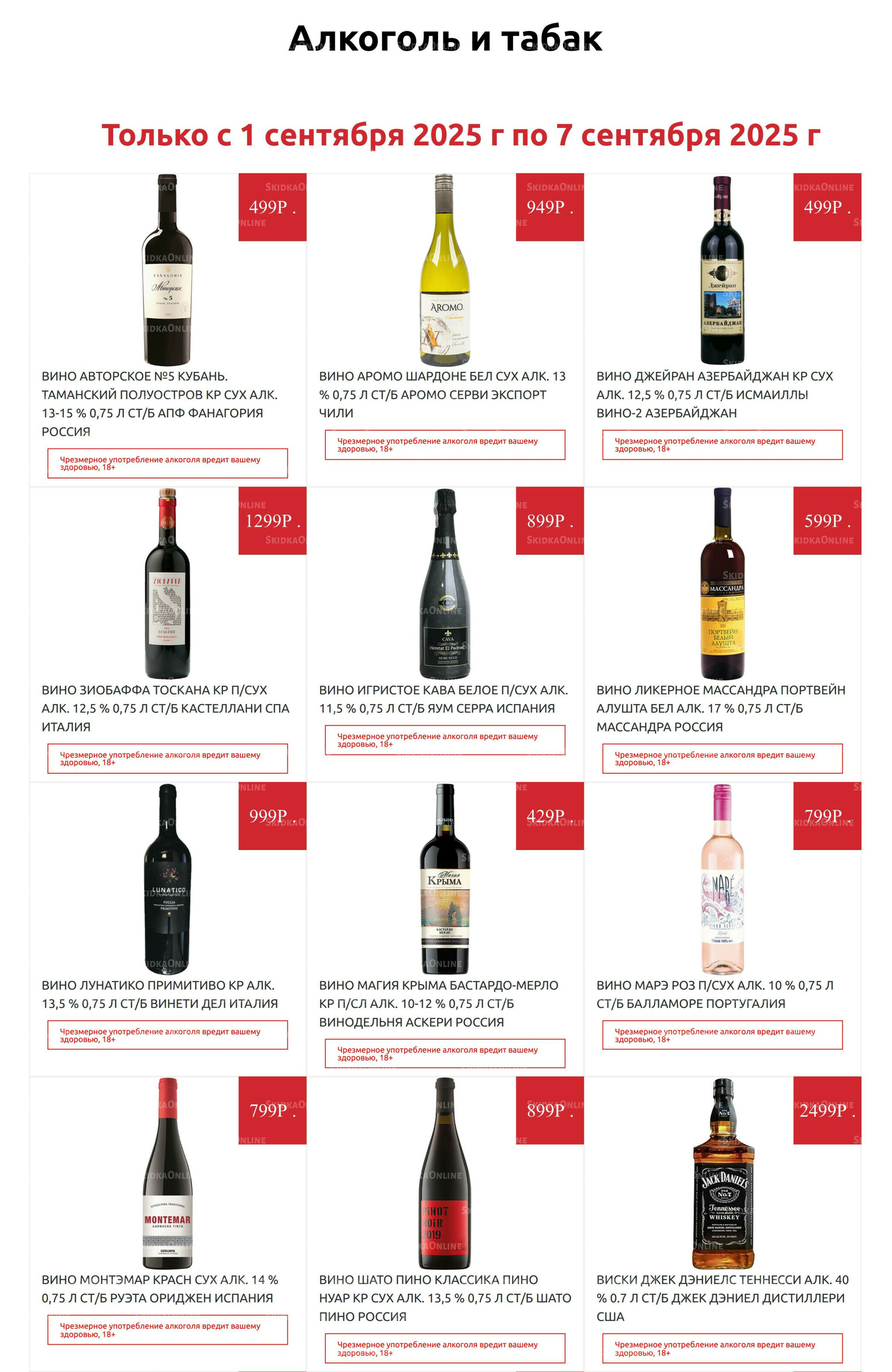 Алкоголь 1  - 7 Сентября 2025 1