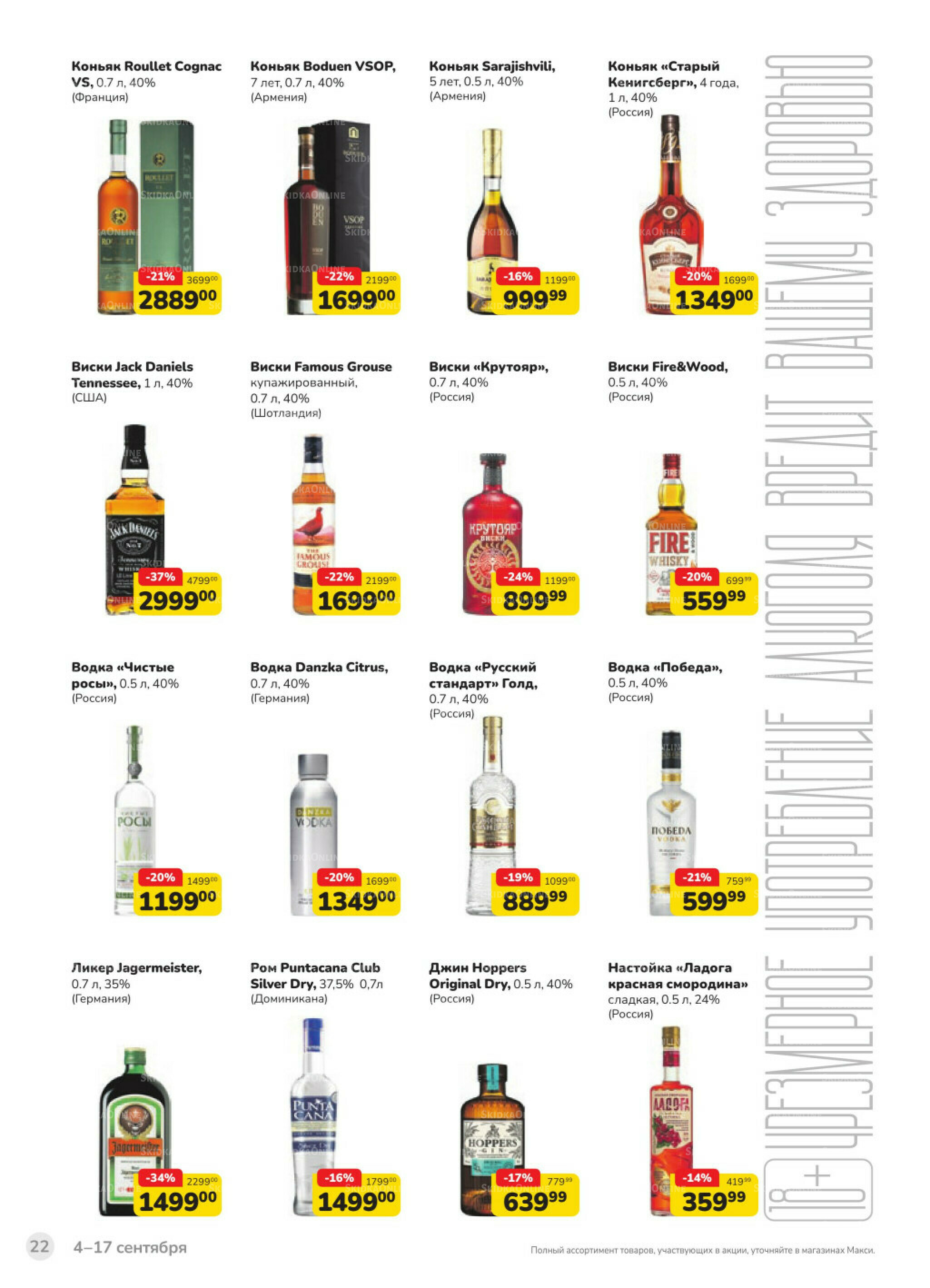 Каталог (скидка предоставляется при наличии карты 