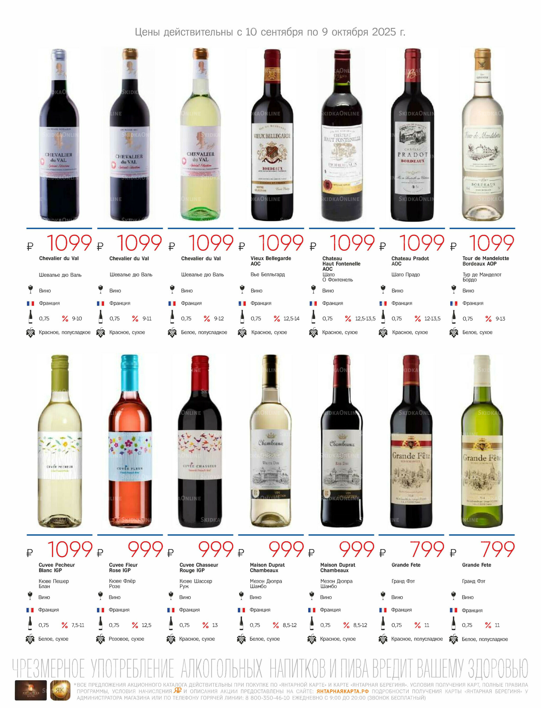 Алкогольный каталог 10 Сентября - 9 Октября 2025 13
