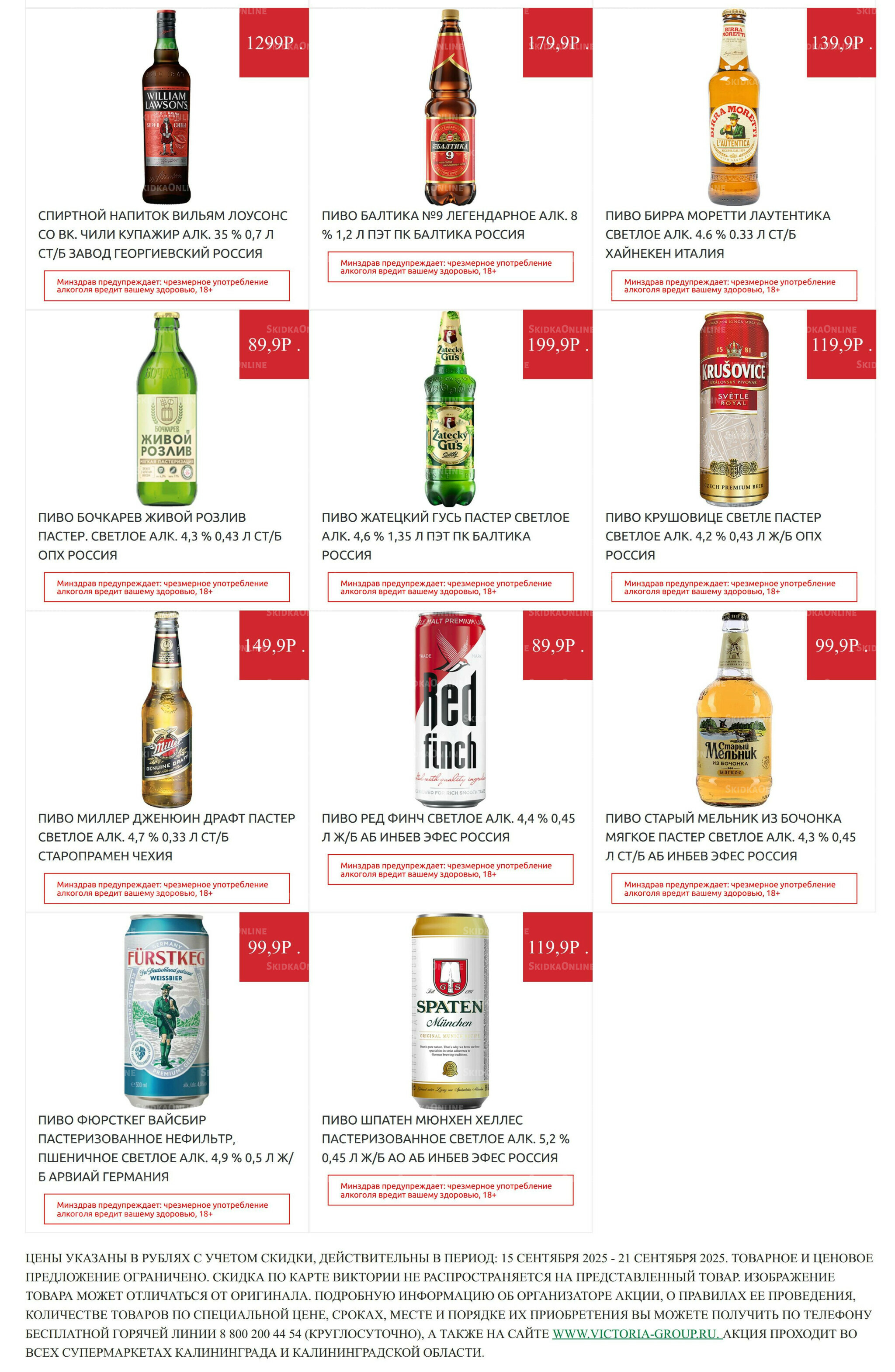 Алкоголь 15  - 21 Сентября 2025 3