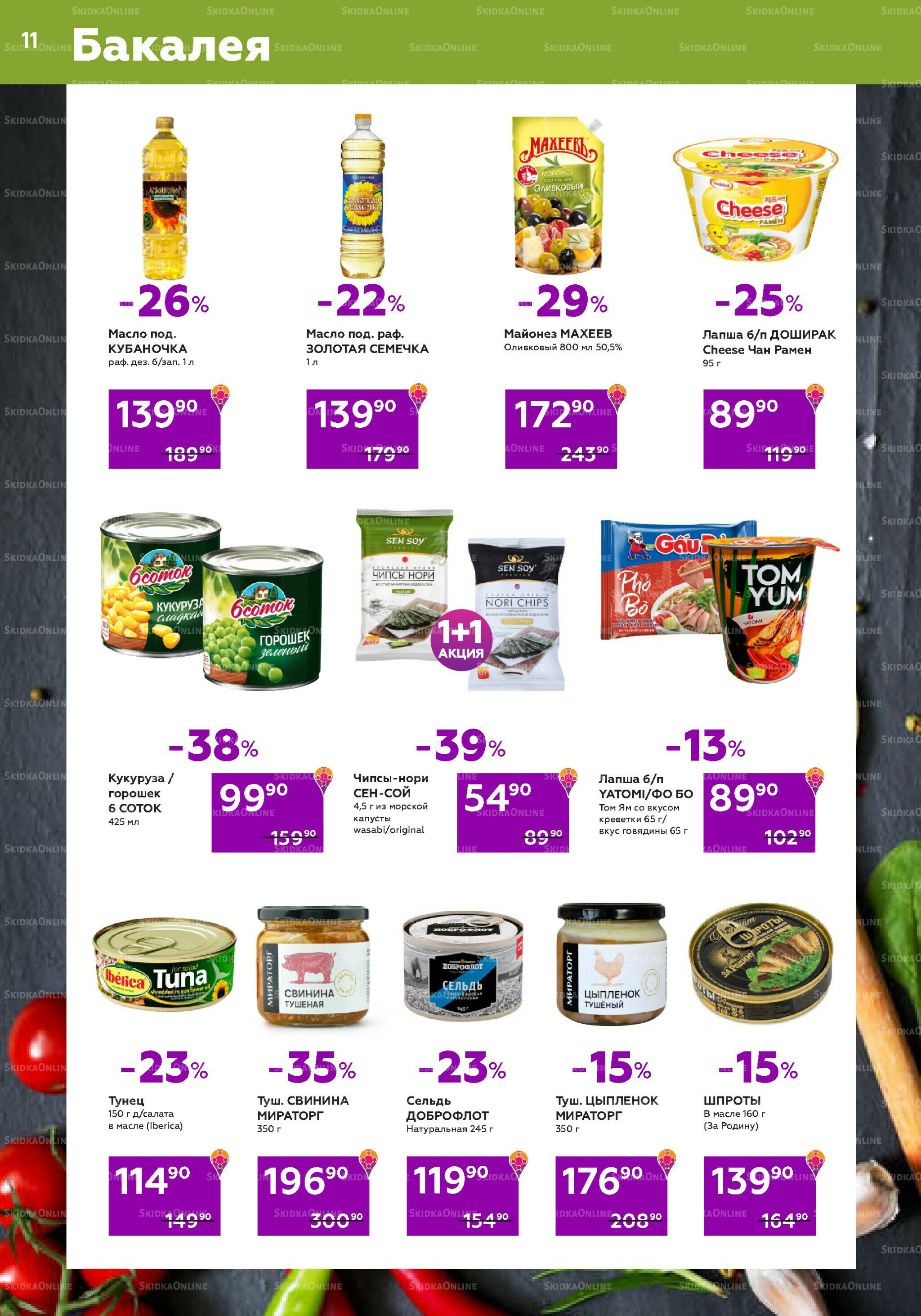 Акции (цены действительны по карте 