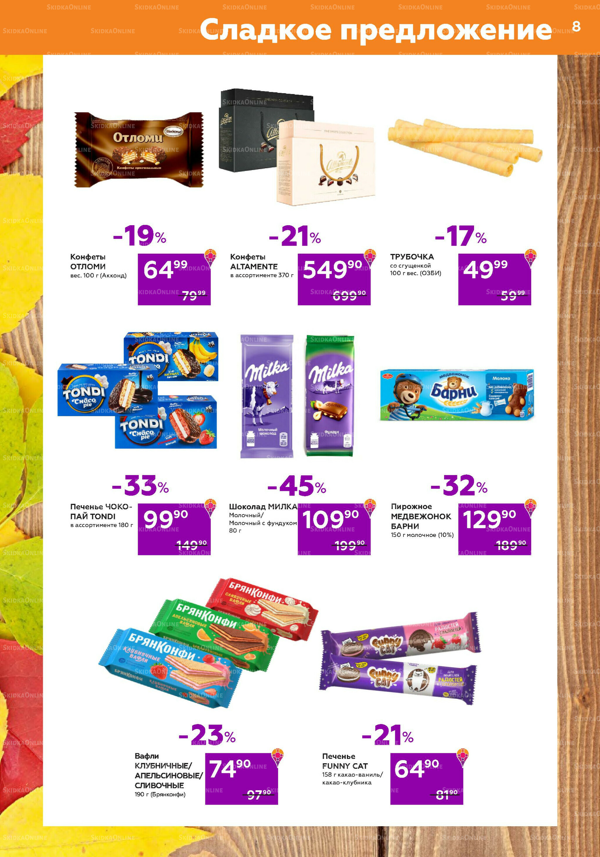 Акции (цены действительны по карте 