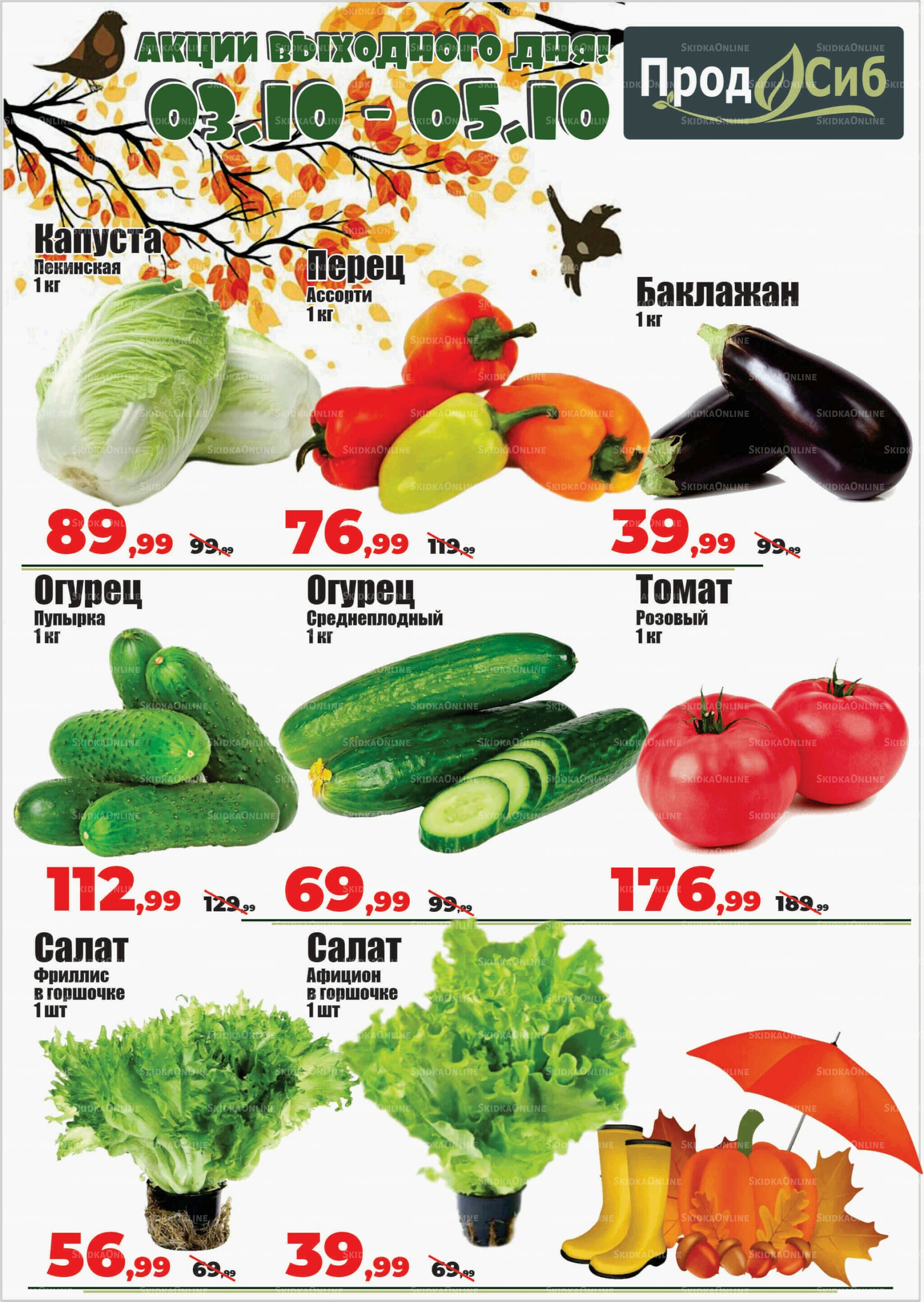 Акции 3  - 5 Октября 2025 2