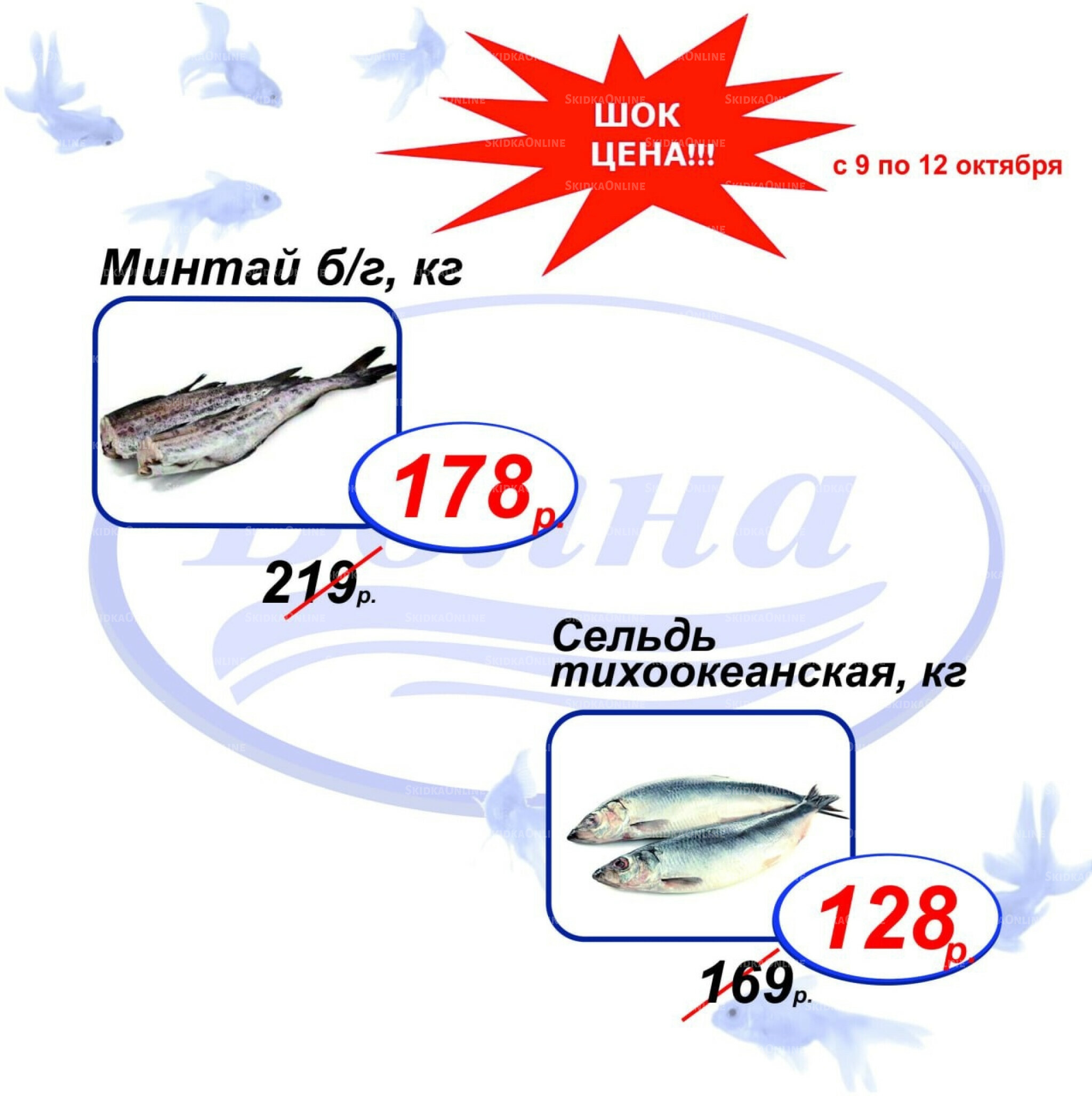 Шок цена 9  - 12 Октября 2025 2