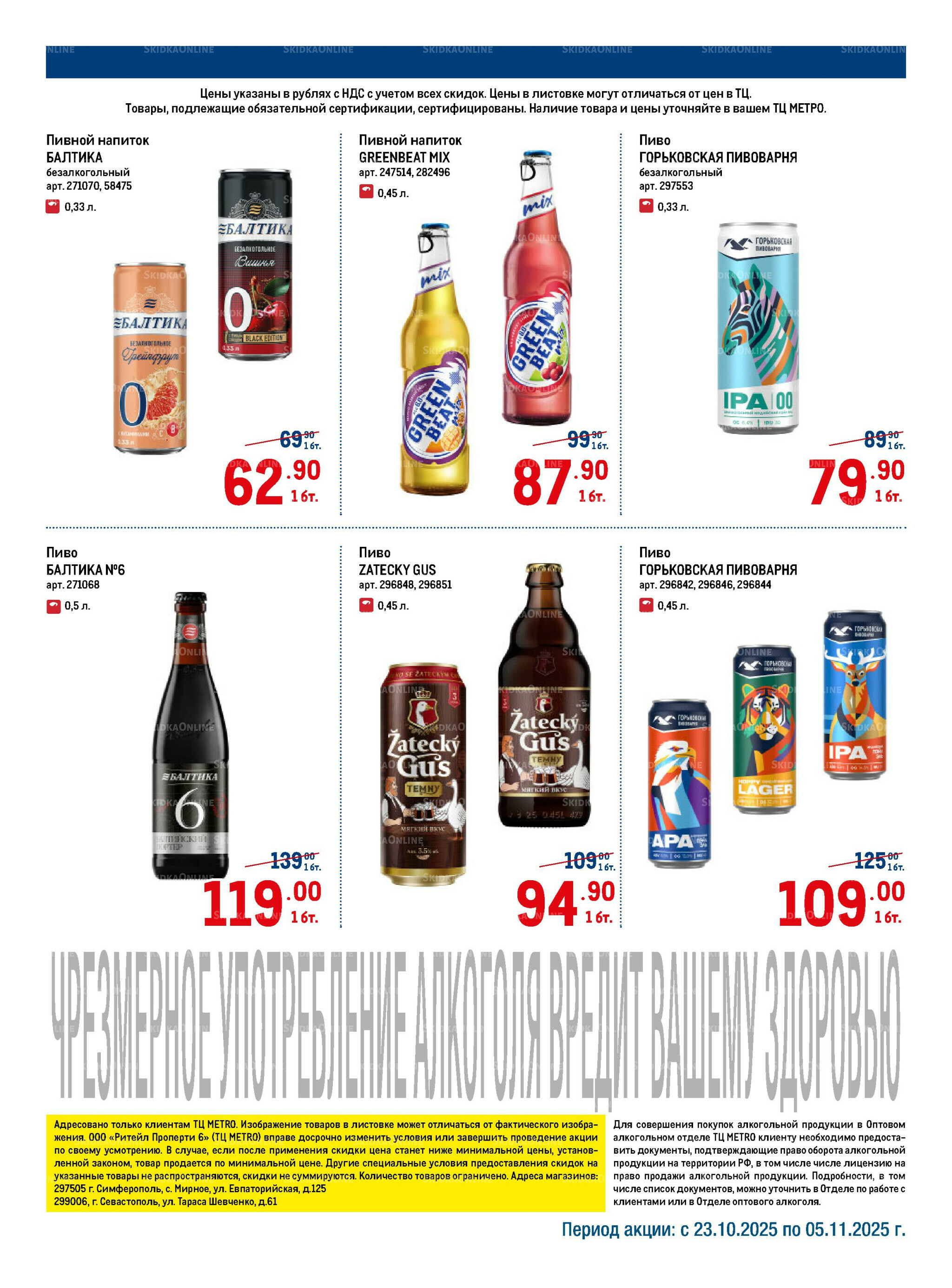 Алкоголь 23 Октября - 5 Ноября 2025 5
