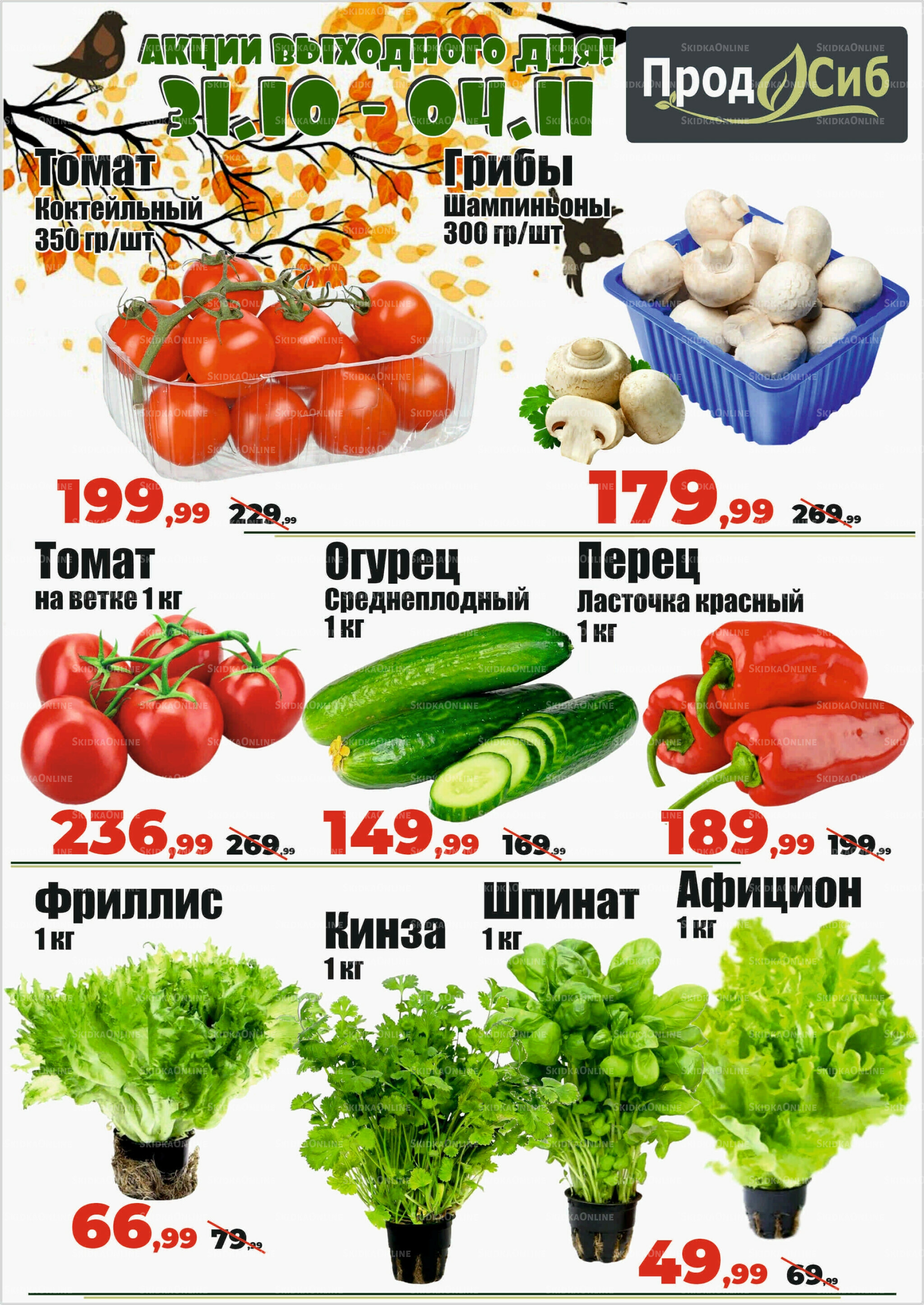 Акции выходного дня! 31 Октября - 4 Ноября 2025 2