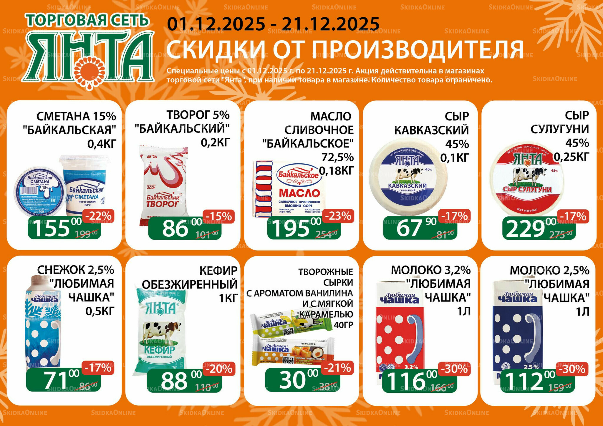 Акции 1  - 21 Декабря 2025 2