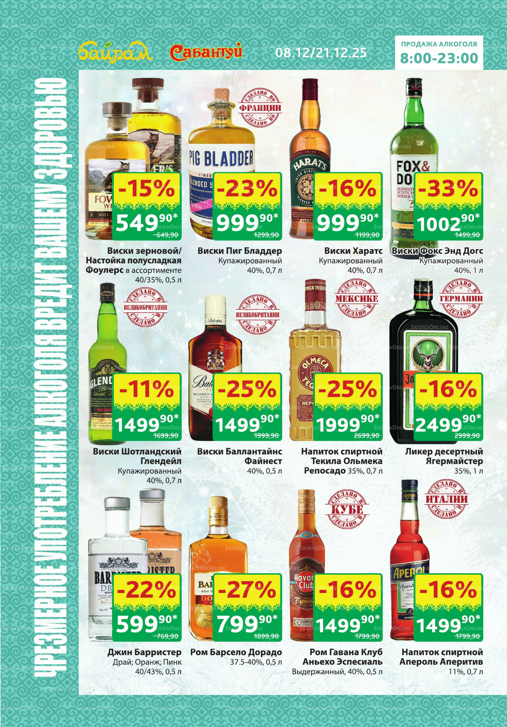 Алкоголь! 8  - 21 Декабря 2025 2