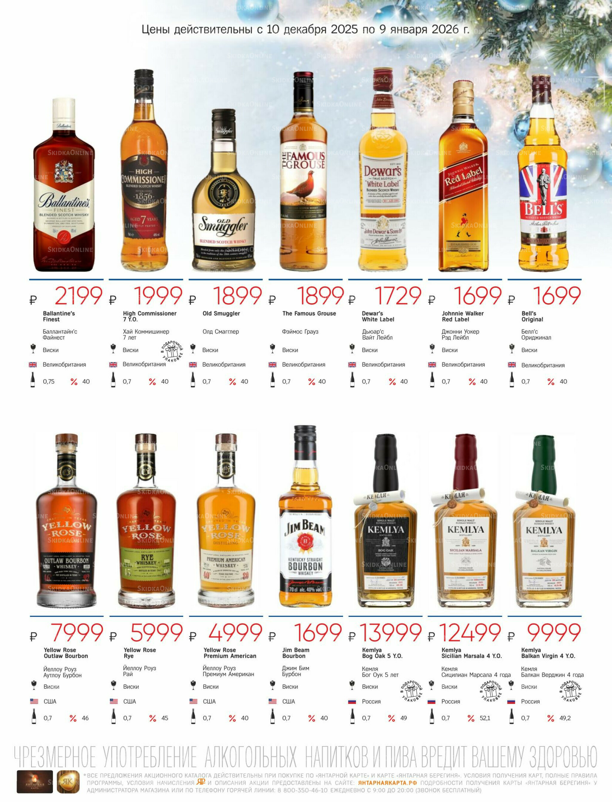 Алкогольный каталог 10 Декабря 2025 - 9 Января 2026 33