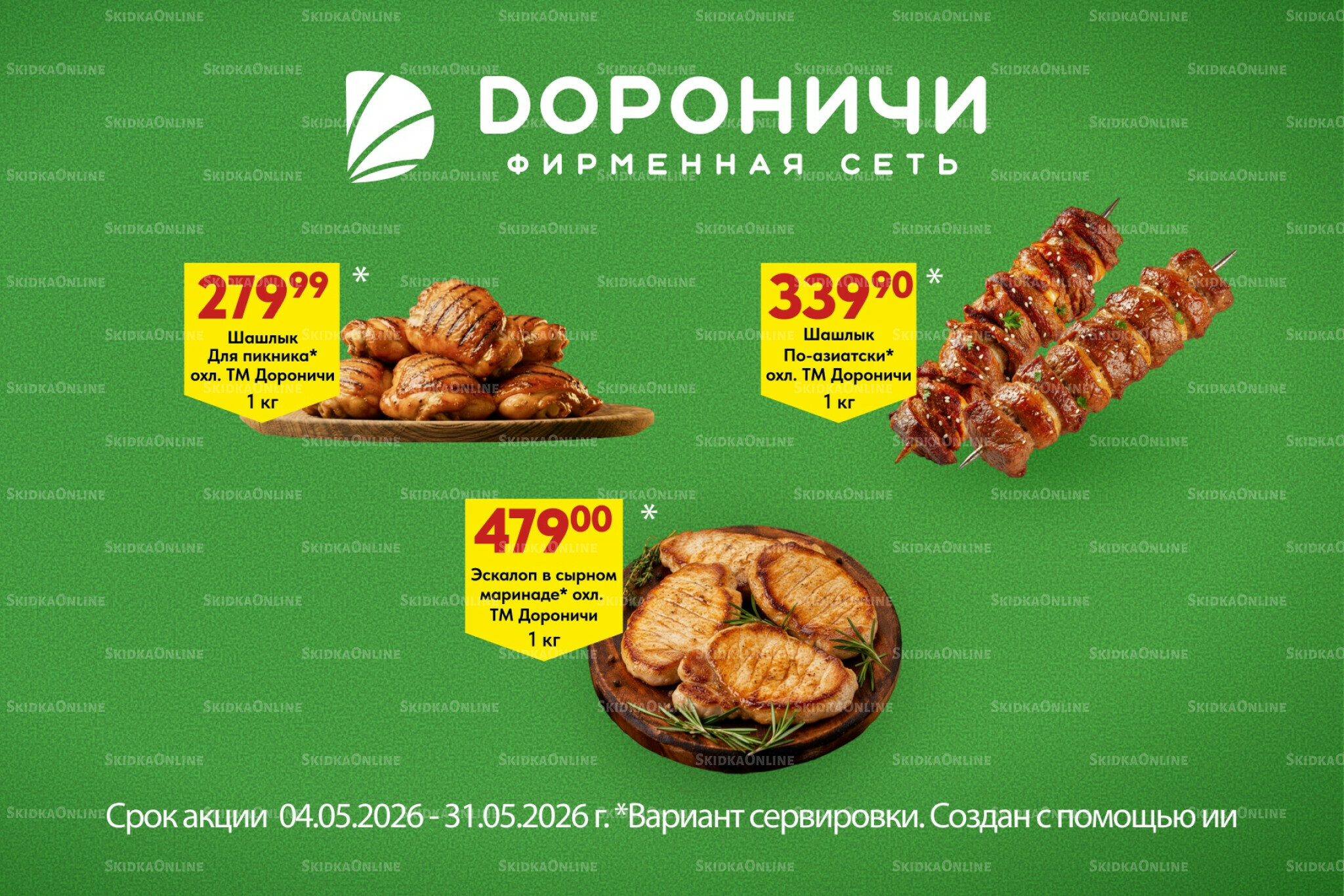 Акции 4  - 31 Мая 2026 1