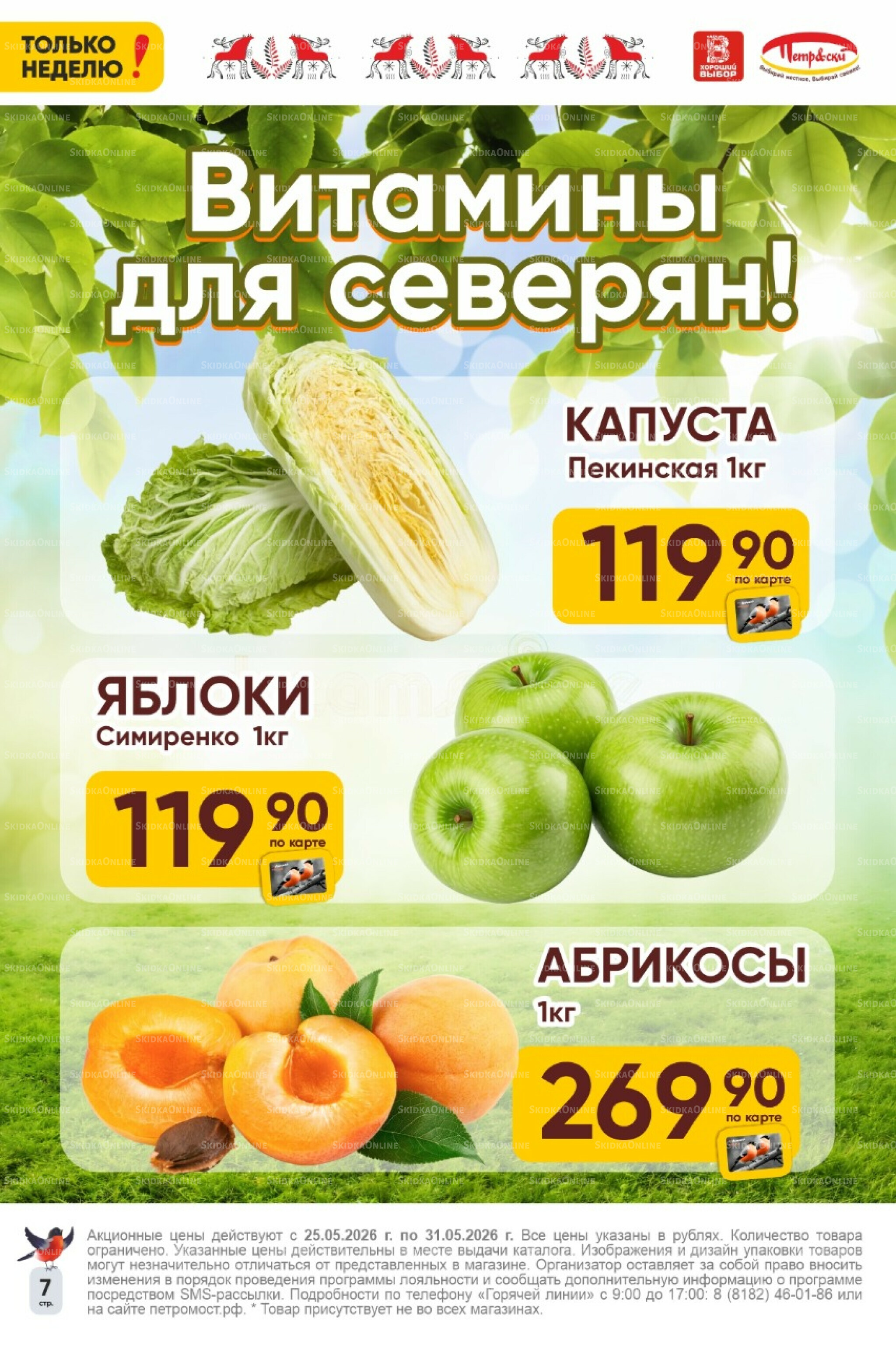 Только неделю! 25  - 31 Мая 2026 7