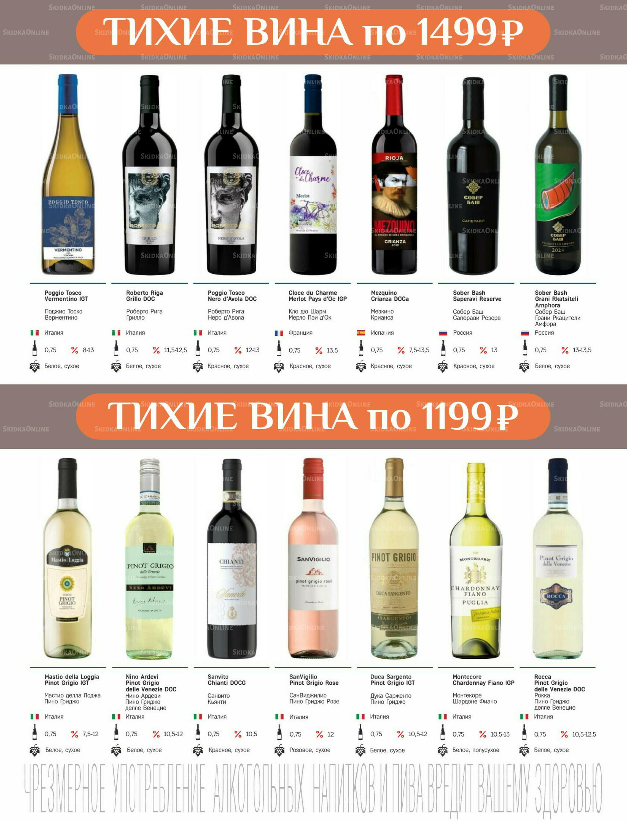 Алкогольный каталог 10 Июля - 9 Августа 2026 18