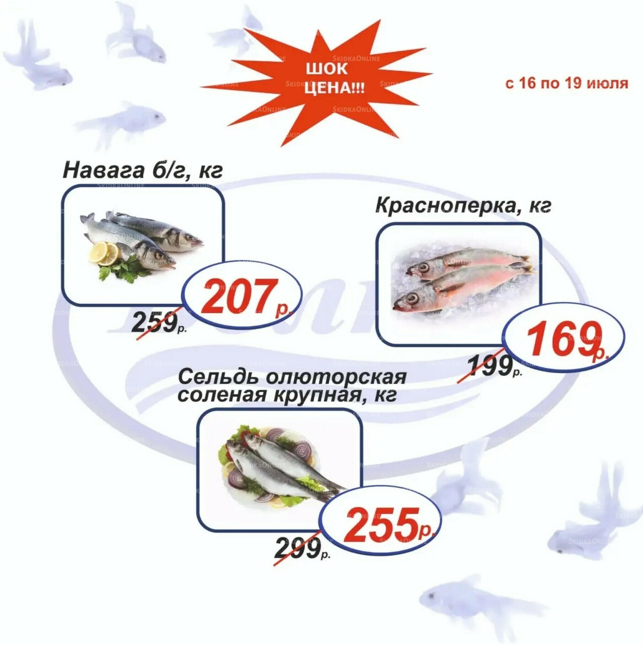 Шок цена 16  - 19 Июля 2026 2