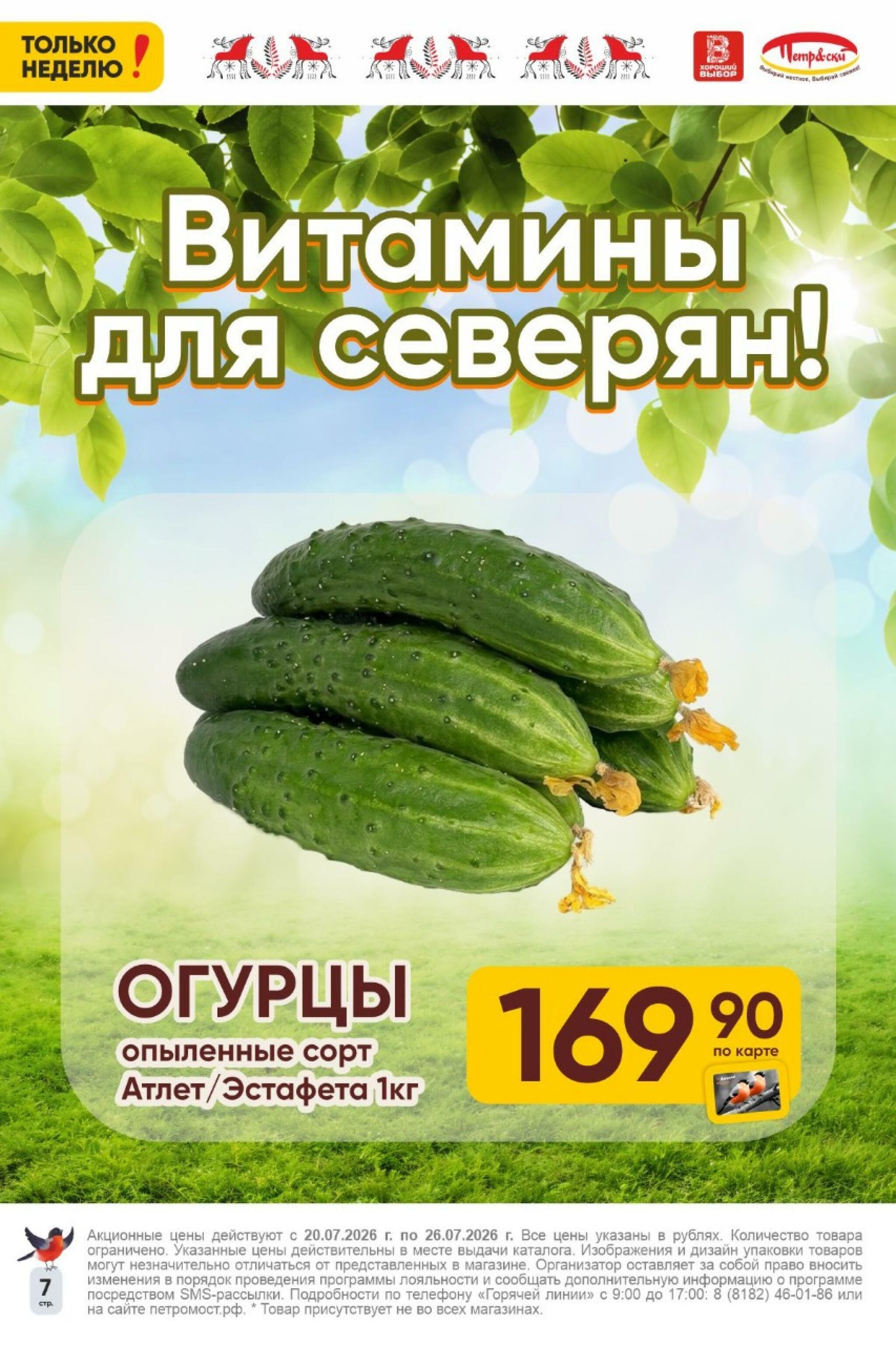 Только неделю! 20  - 26 Июля 2026 9